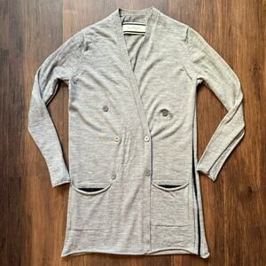 By Malene Birger 100% Wool Longline Gray Cardigan Women’s Small